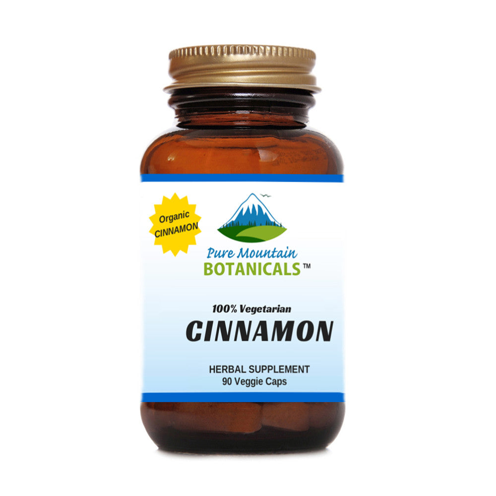 Cinnamon Capsules - 90 Organic Kosher Veggie Caps