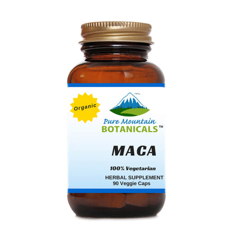 Maca Powder Capsules - 90 Organic Kosher Veggie Caps