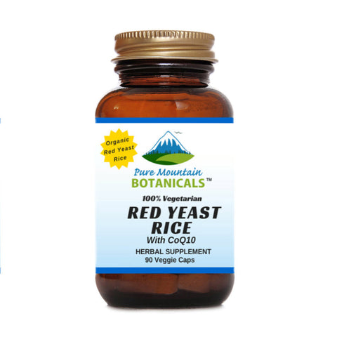 Red Yeast Rice with CoQ10 - 90 Organic Kosher Veggie Caps