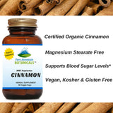 Cinnamon Capsules -  90 Organic Kosher Veggie Caps