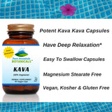 Kava Kava Capsules - 90 Kosher Veggie Caps