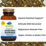 Cascara Sagrada Aged Bark Capsules - 90 Kosher Veggie Caps