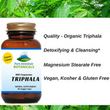 Triphala Capsules - 90 Organic Kosher Veggie Caps