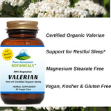 Valerian Capsules - 90 Organic Kosher Veggie Caps