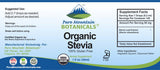 Organic Liquid Stevia – Alcohol Free and Kosher Sugar Substitute - 1oz Bottle