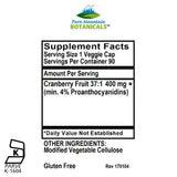 Cranberry Capsules - High Potency 90 Kosher Veggie Caps