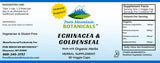 Echinacea Goldenseal Capsules - 90 Organic Kosher Veggie Caps