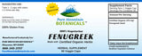 Fenugreek Capsules - 90 Organic Kosher Veggie Caps