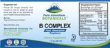 B Complex Liquid Vitamin - Raspberry Flavor Kosher Vitamin with B12, B6, Thiamin, Biotin & Folic Acid