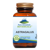 Astragalus Root Capsules - 90 Kosher Vegan Caps with 470mg Organic Astragalus