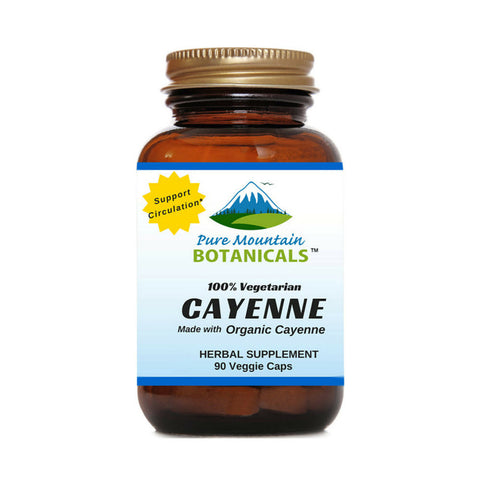 Cayenne Pepper Capsules - 90 Organic Kosher Veggie Caps