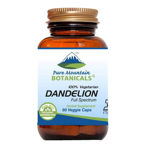 Dandelion Root Capsules - 90 Organic Kosher Veggie Caps