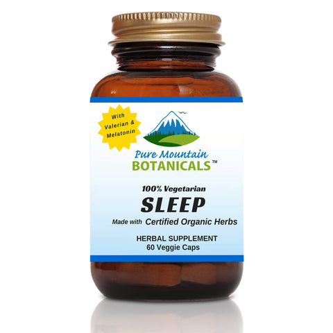 Natural Sleep Aid with Organic Valerian, Chamomile, Melatonin & More